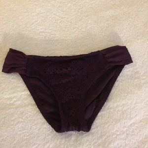 Purple lace Mossimo swimsuit bottoms
